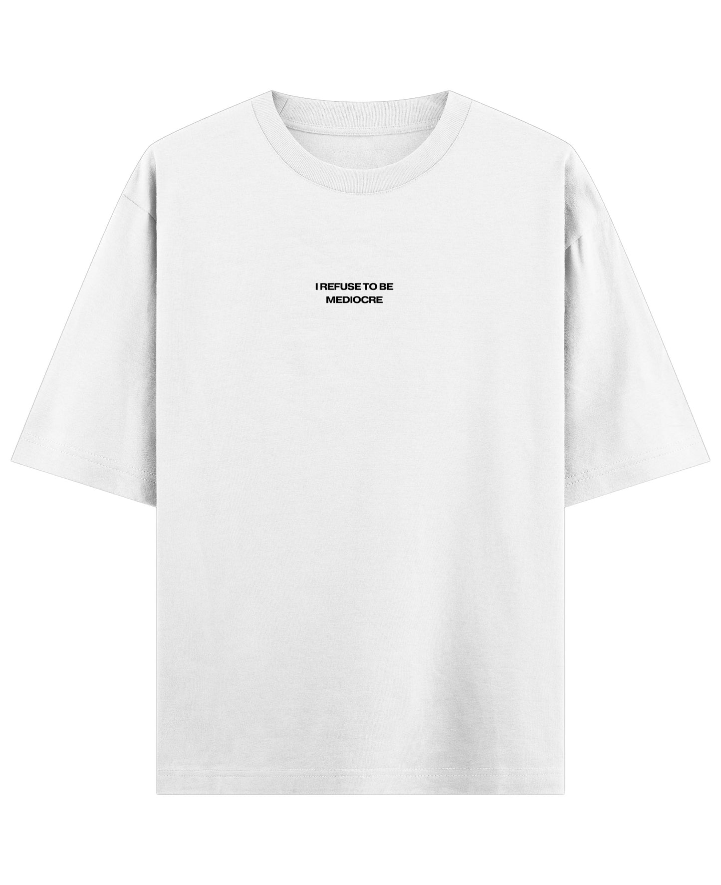 White Oversized T-shirt Front Design