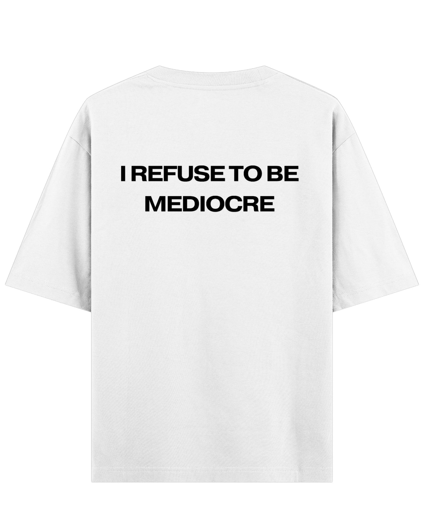 White Oversized T-shirt Back Design