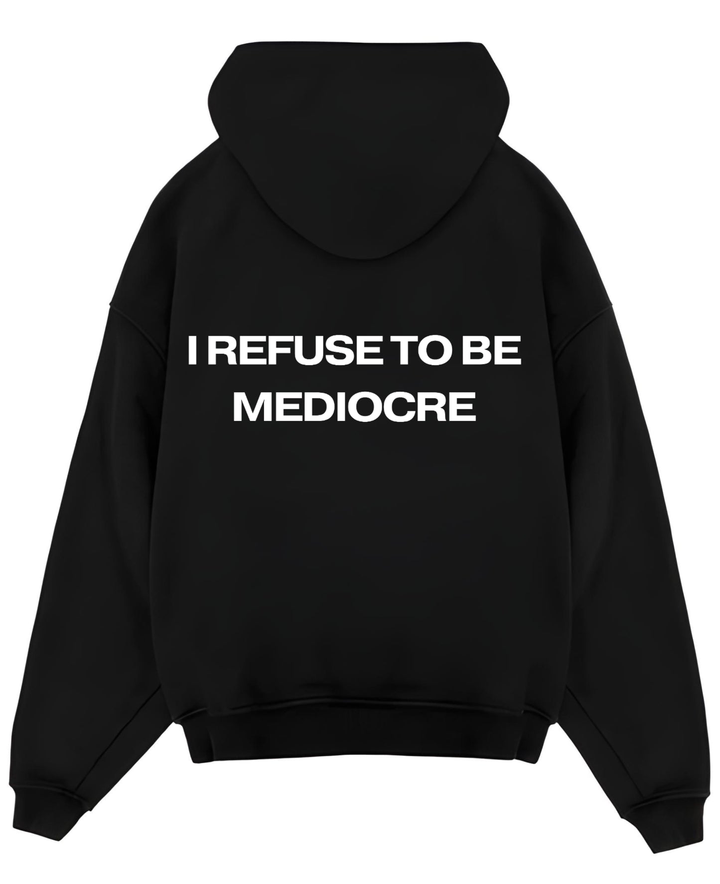 Black Oversized Hoodie Back Design