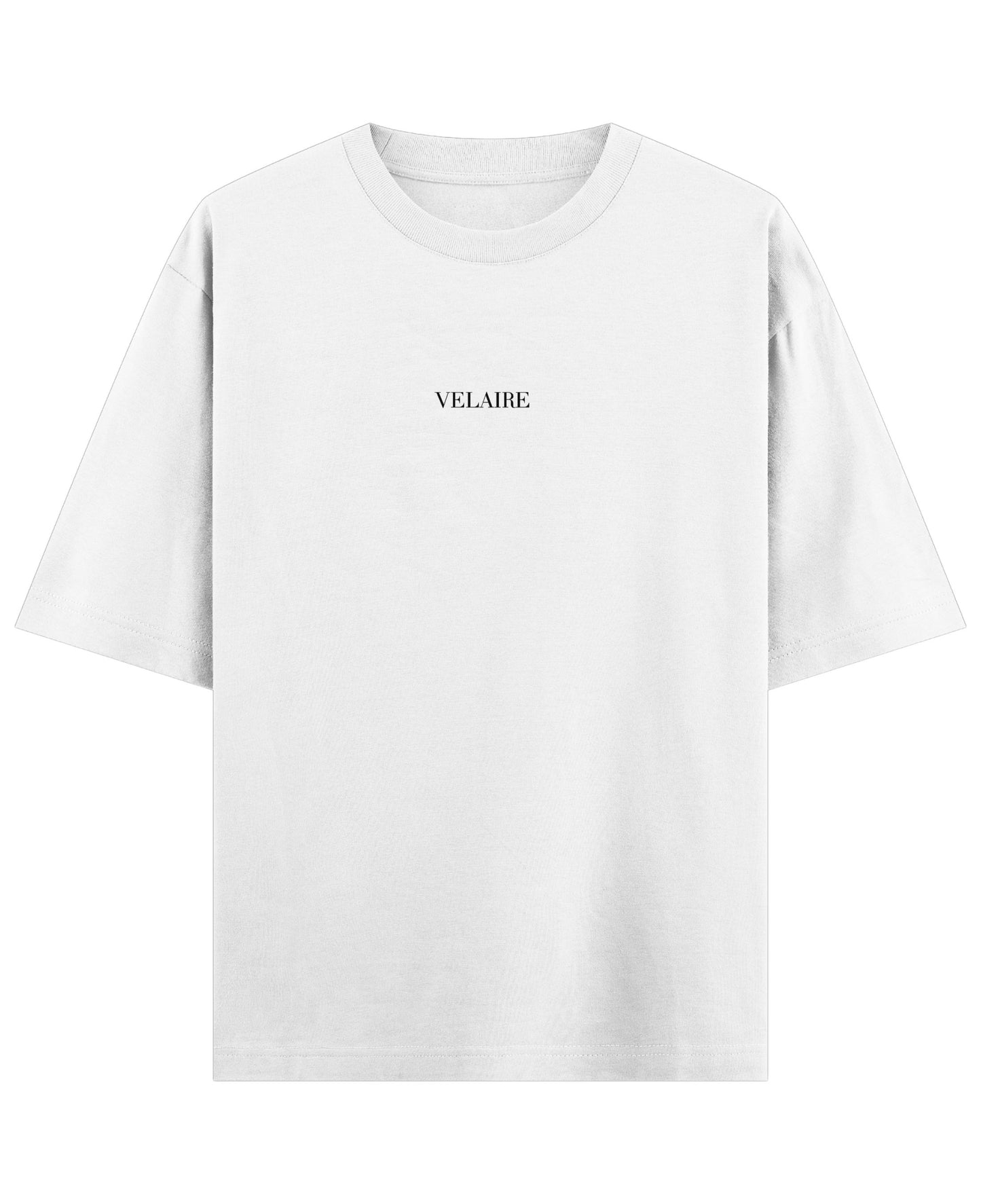 White Oversized T-shirt Front Design