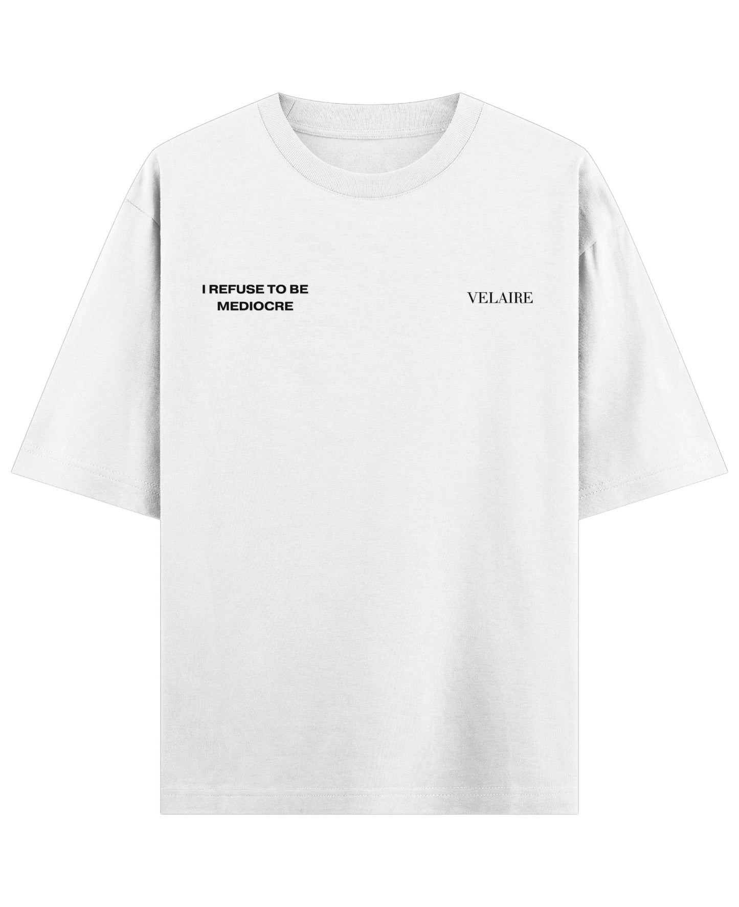 White Oversized T-shirt Front Design