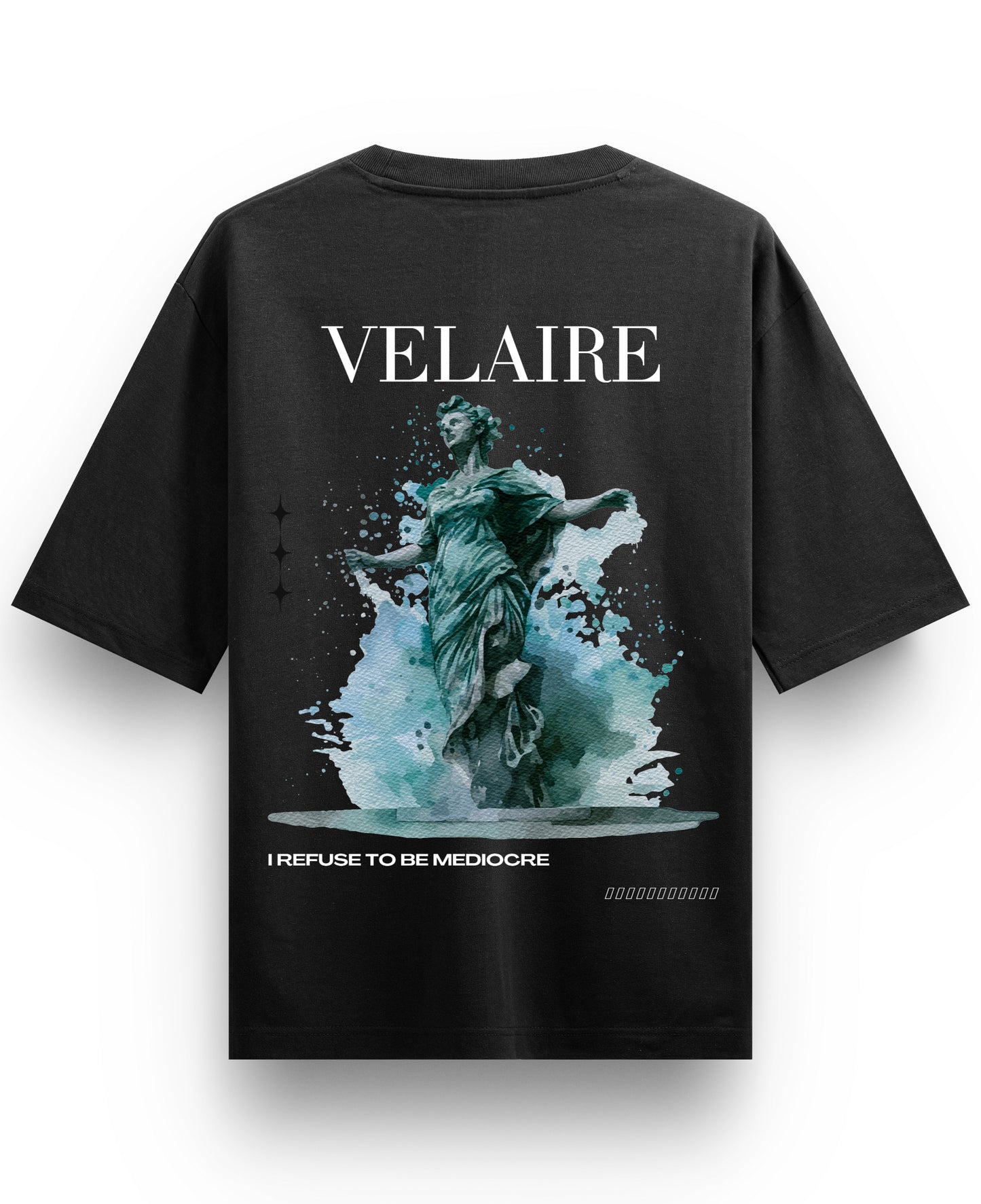 Black Oversized T-shirt Back Design