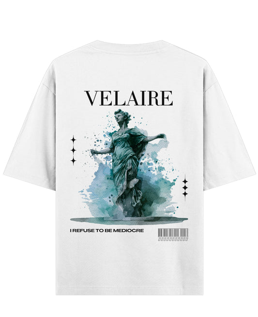 White Oversized T-shirt Back Design