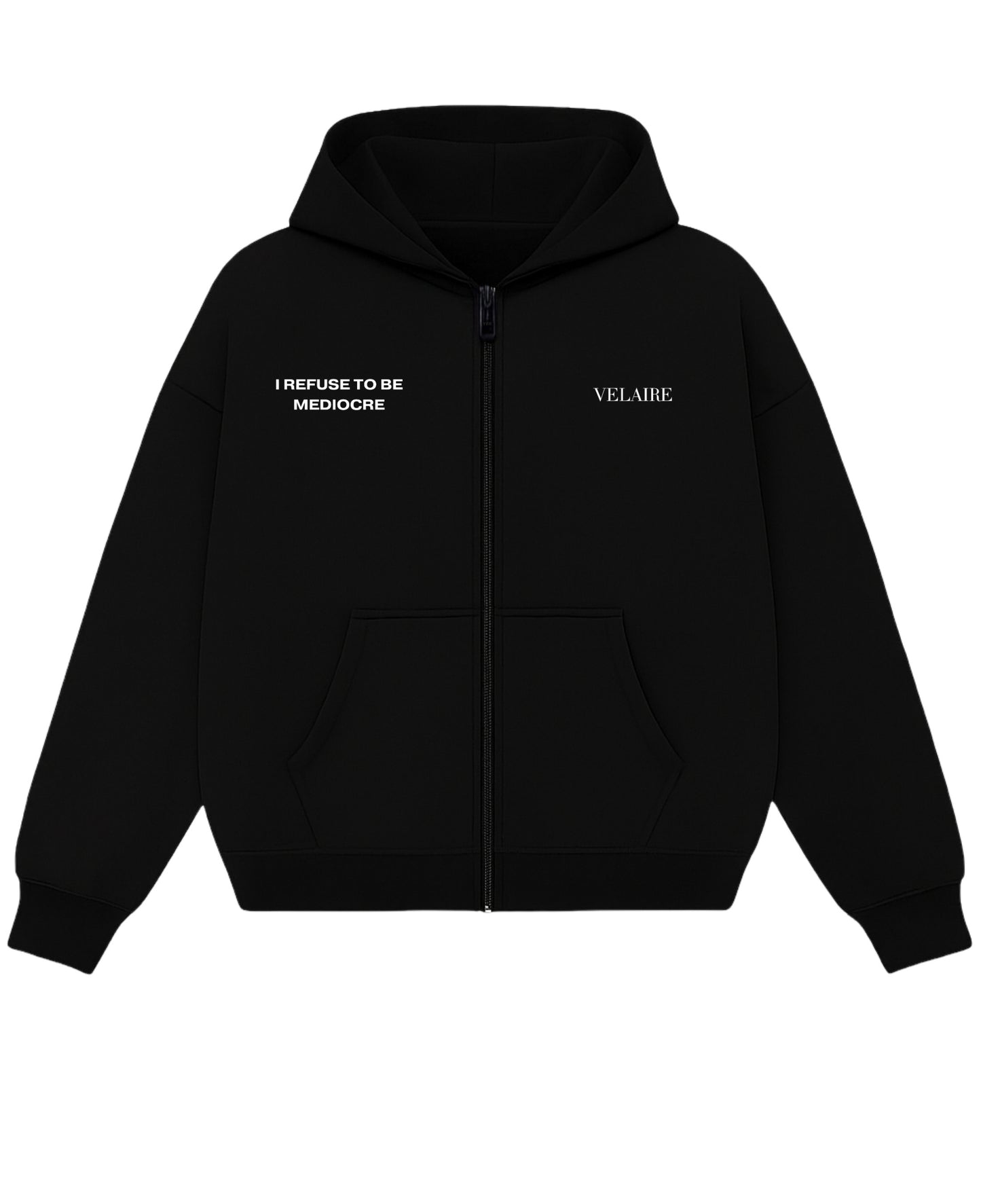 Zipper Hoodie Front Design